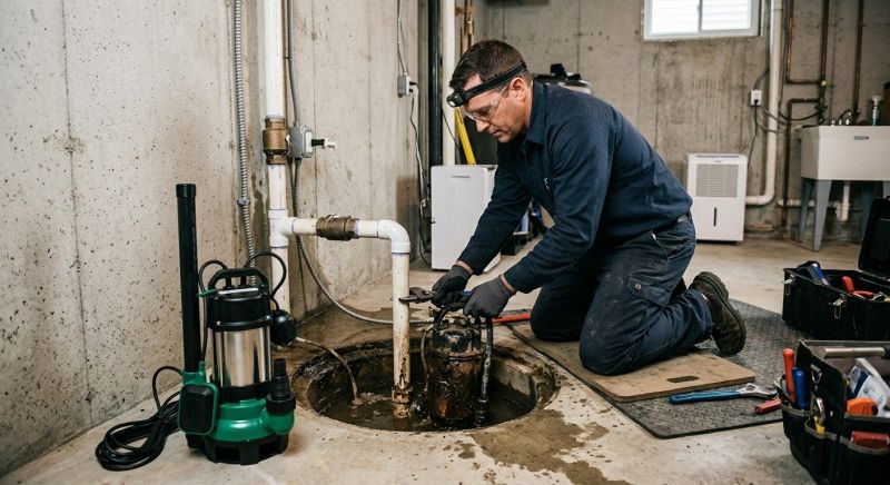 Drainage Pump Installation in West Des Moines, IA