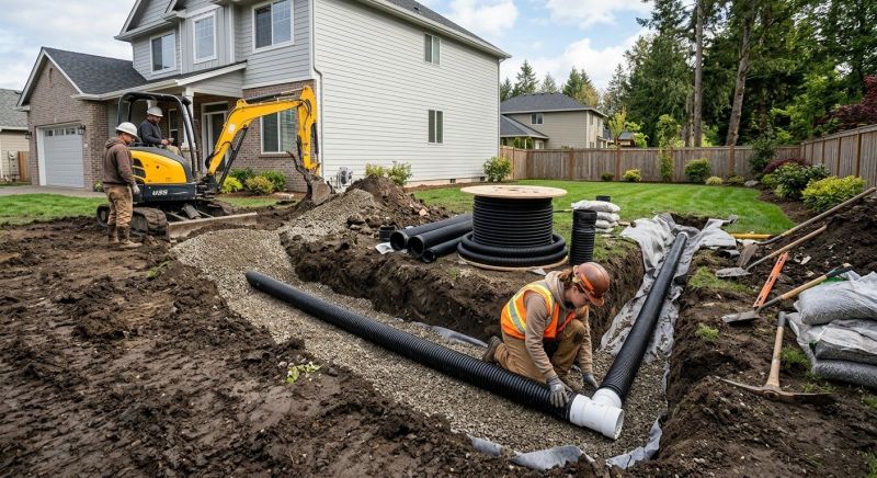 Lawn Drains Installation in Birmingham, AL